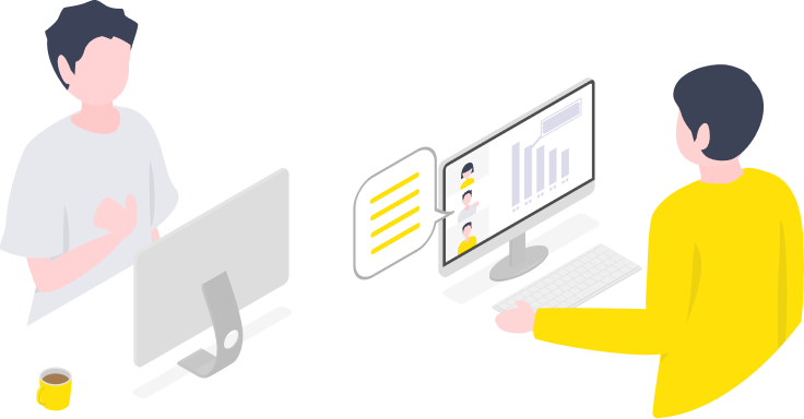 データ移行の相談をする人