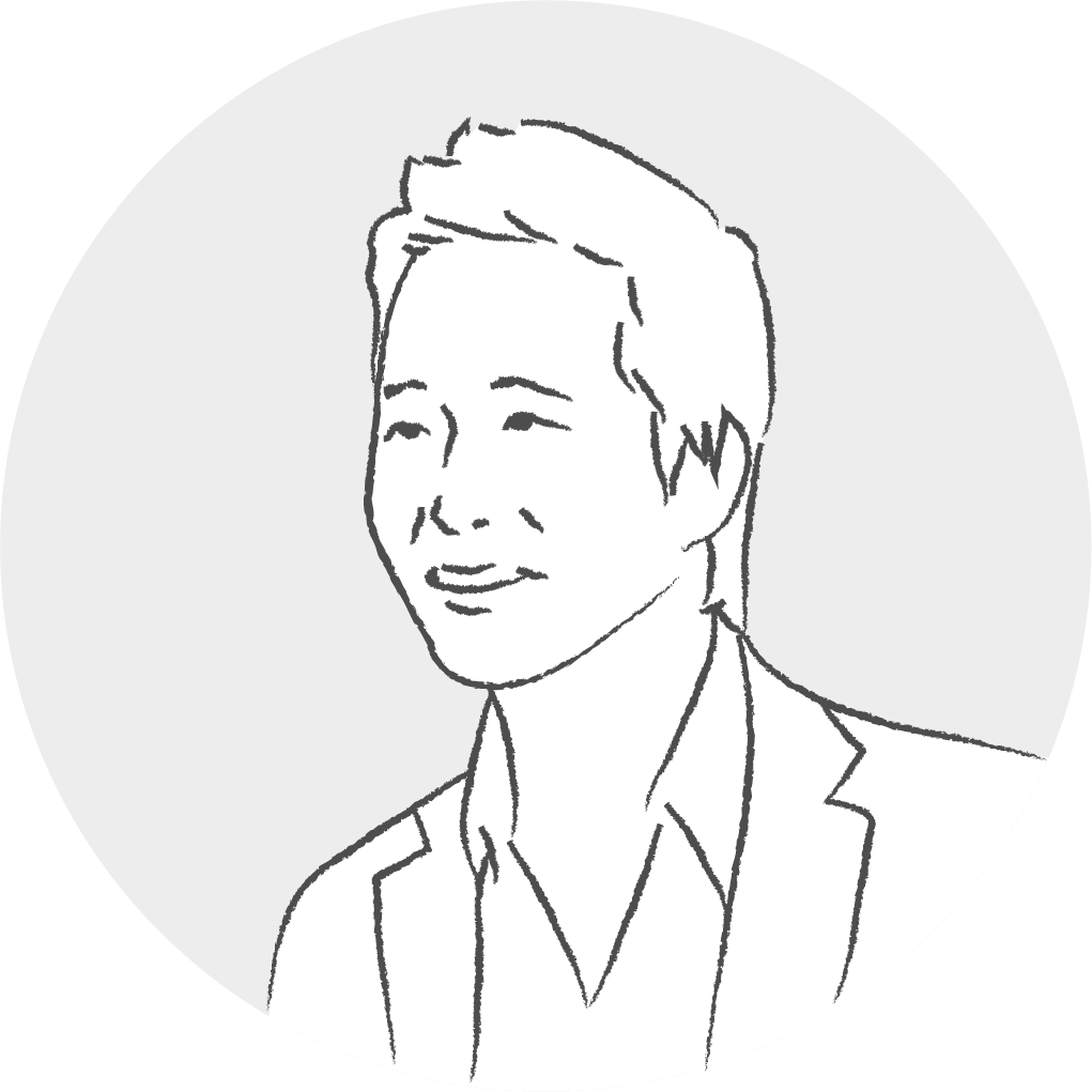 吉田拳の似顔絵